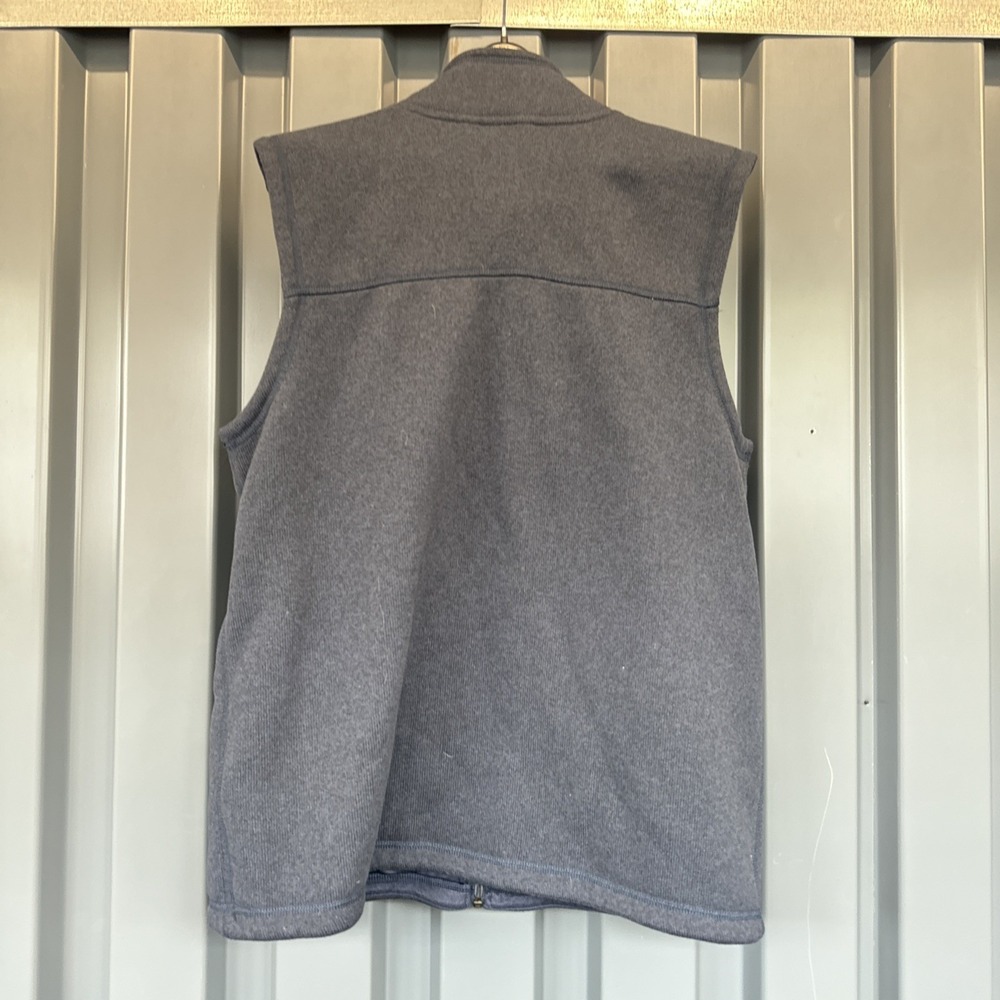 The North Face Vest Men Large Black Sweater Fleece Full Zip Logo - Picture 5 of 6